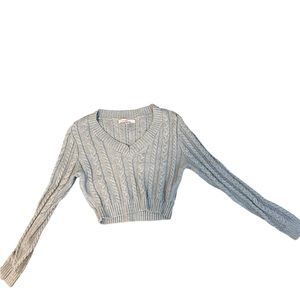 lane tree cropped sweater